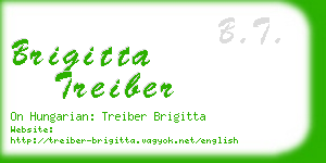 brigitta treiber business card